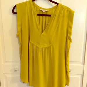 Loft silky women’s blouse - hangs well!